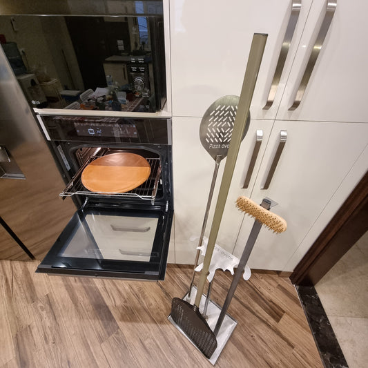 Pizza Oven Tool Set with Stand