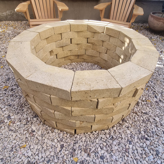 Natural Stone Wood-logs Fire pit
