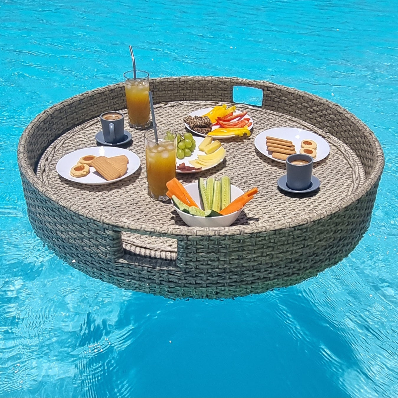 Bali Pool Tray (Aluminum)