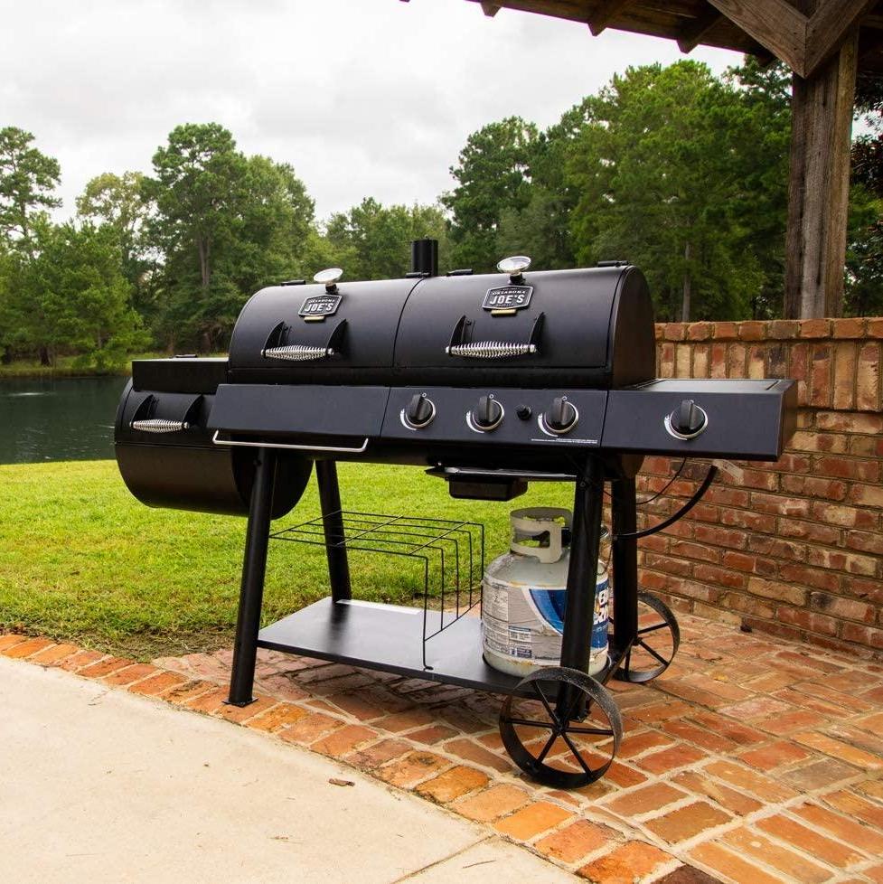 Oklahoma Joe’s Longhorn Combo Charcoal / Gas Smoker & Grill