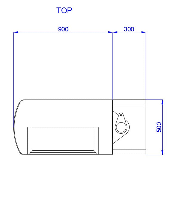 COOKERZ - Reverse Flow Offset Smoker - 175L