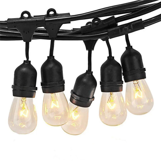 Outdoor String Lights - 10 Bulbs (10 Meters)