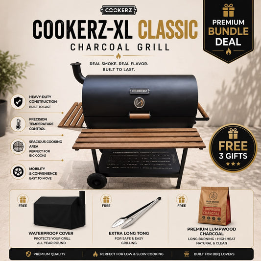 COOKERZ - XL Classic Charcoal Grill ( Pre Order )