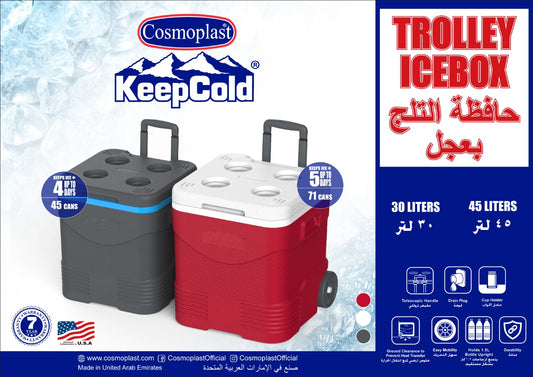 Cosmoplast - Trolley Ice Box