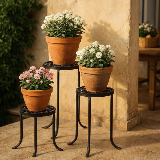 Genco - Verde Roma - Plant Stand – Set of 3