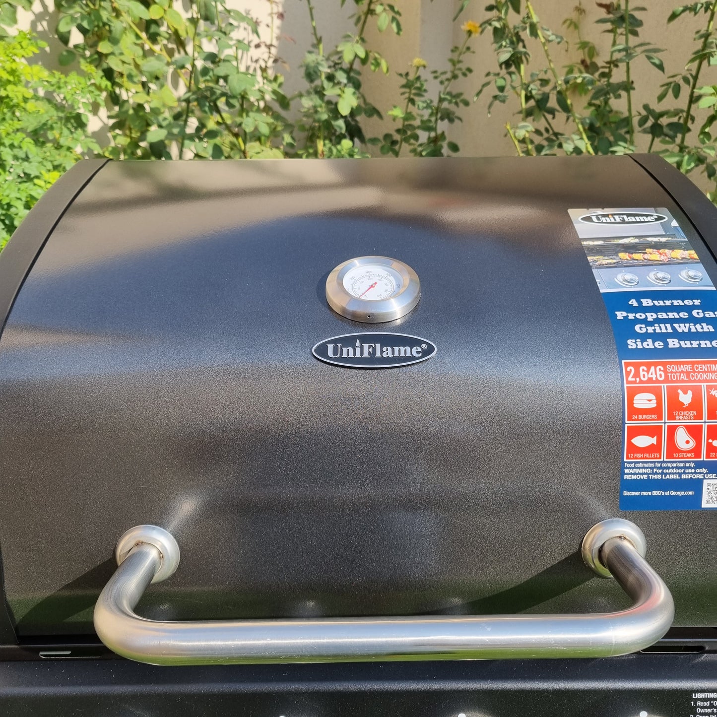 Uniflame - 4 Burner Gas BBQ