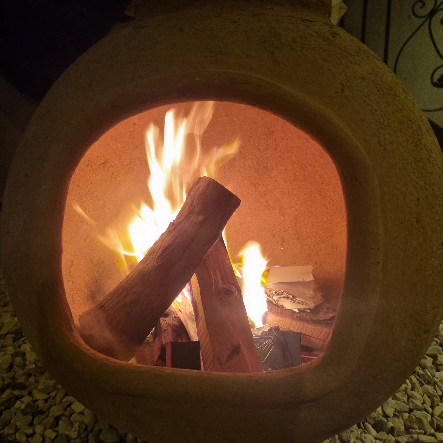 Terracotta Chimenea Fire Pit (Pre-Order)