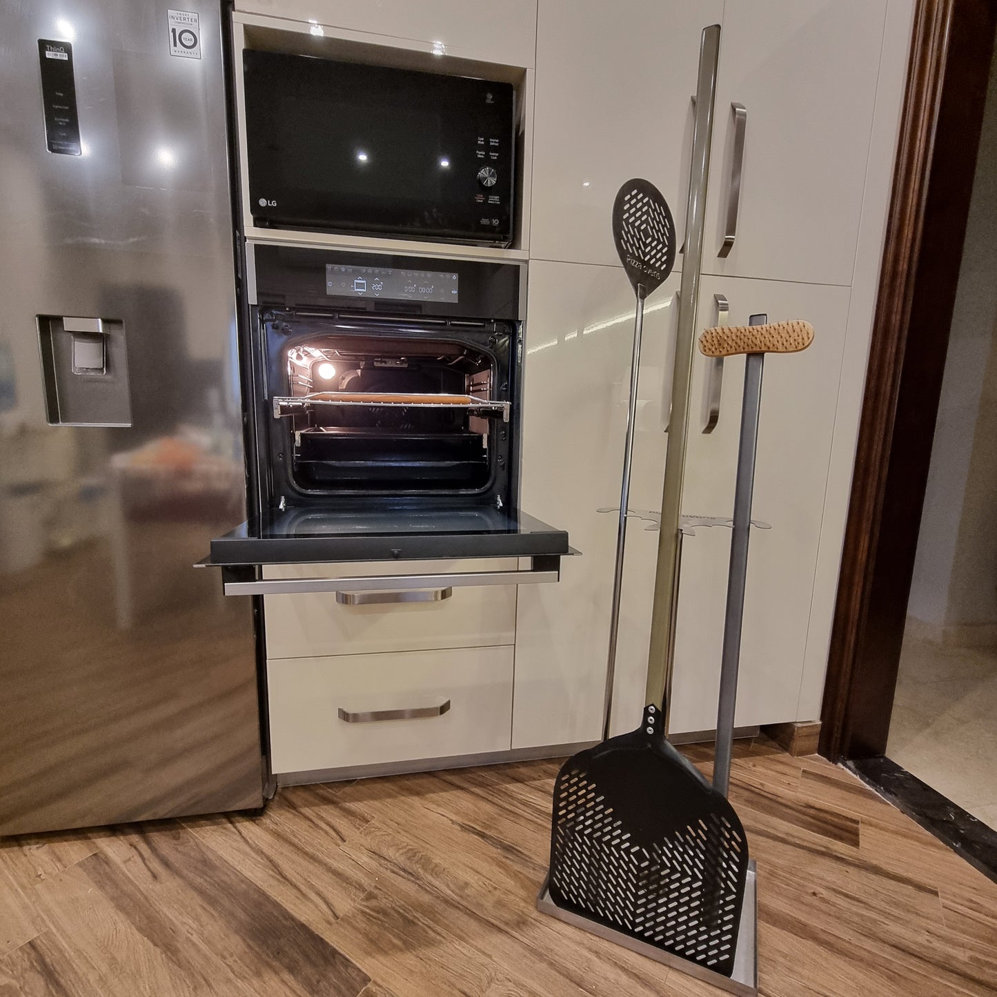 Pizza Oven Tool Set with Stand