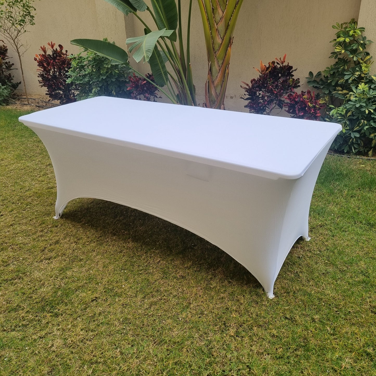 Spandex Table Cover for Outdoor Table - 180 cm