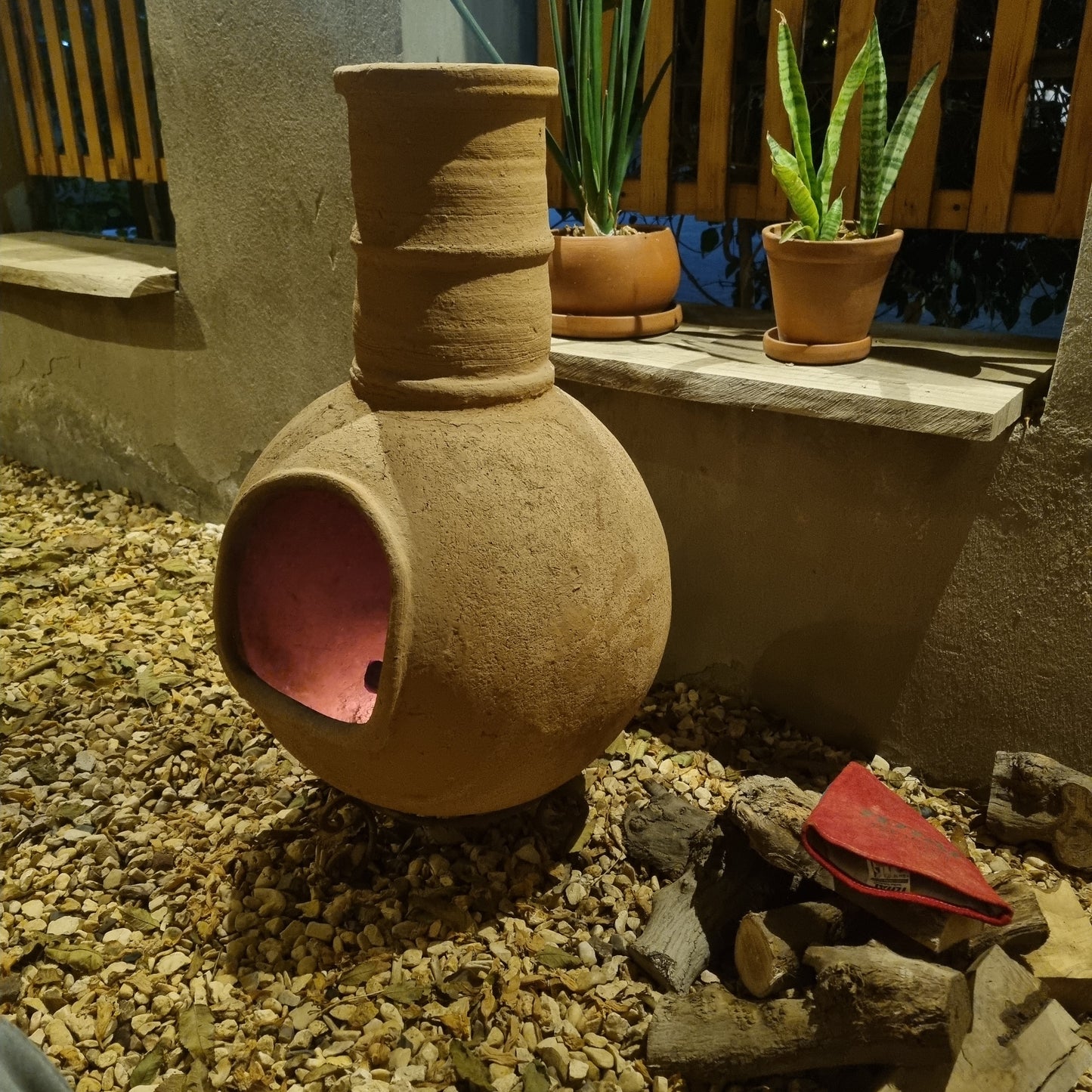 Terracotta Chimenea Fire Pit (Pre-Order)