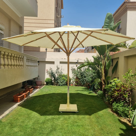 Premium Garden Umbrella - Claro Fabric - Base Included