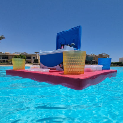 Ultimate Floating Pool Bar (With Containers & Icebox)
