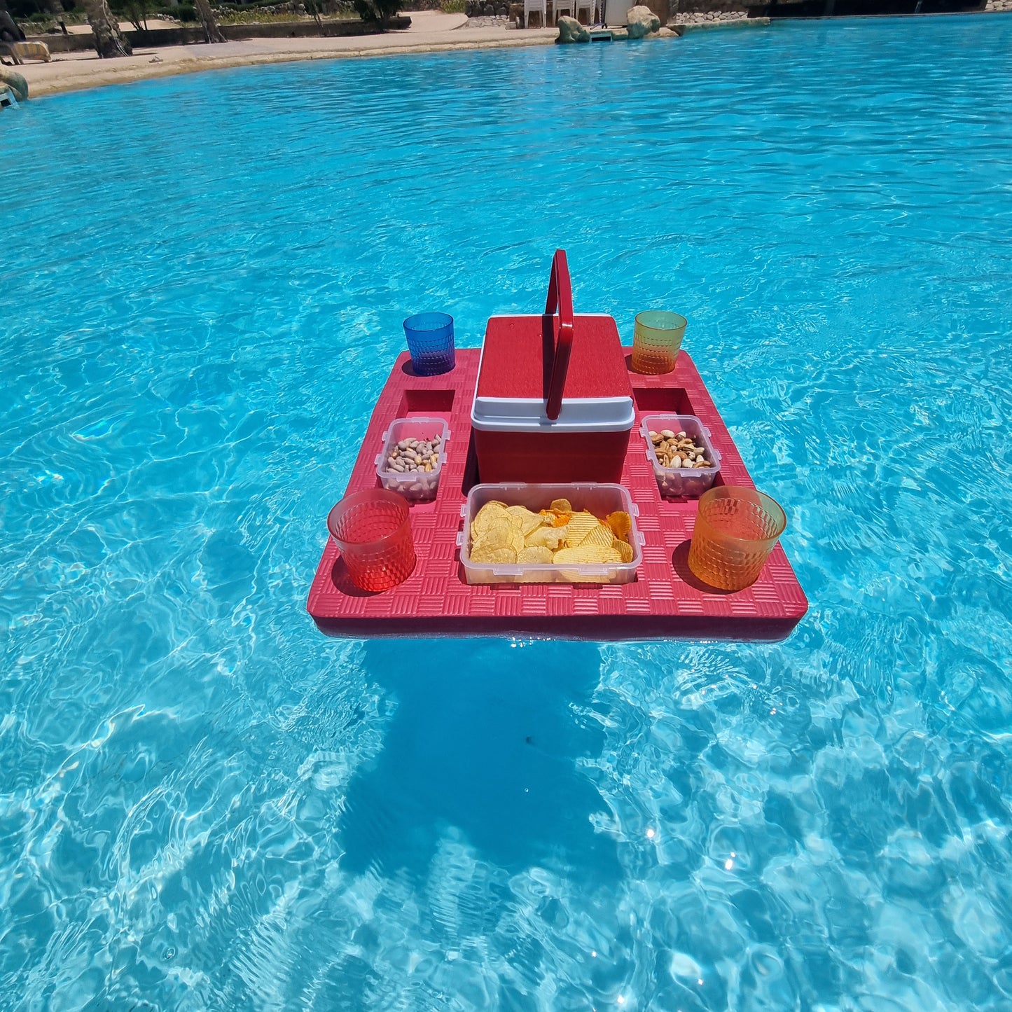Ultimate Floating Pool Bar (With Containers & Icebox)