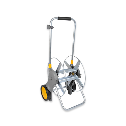 Metal Hose Reel Cart (Empty) 90m - Hozelock UK Metal Heavy Duty