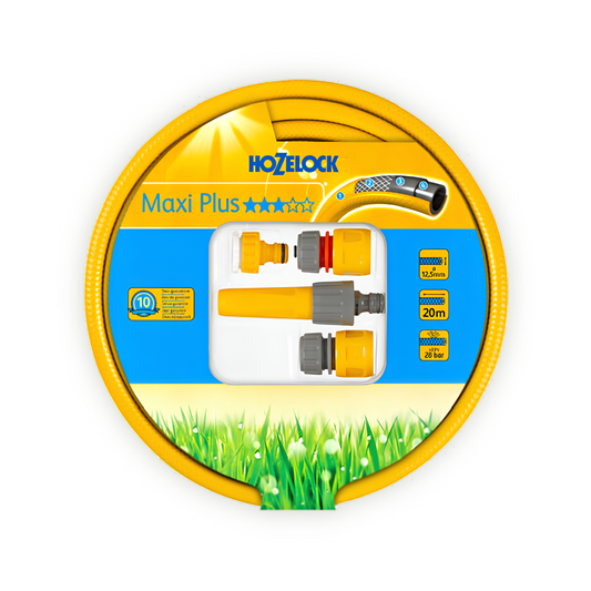Hose Set with 20M Hose & Sprayer - Hozelock UK Heavy Duty