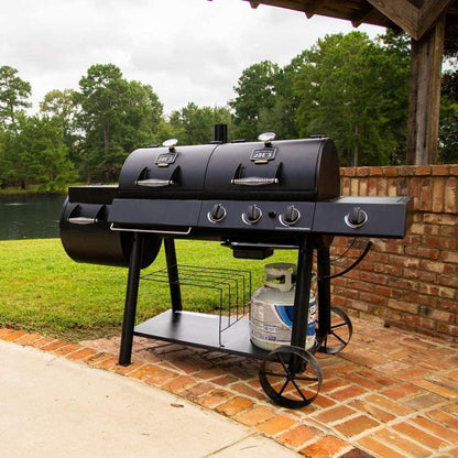 Oklahoma Joe’s Longhorn Combo Charcoal / Gas Smoker & Grill