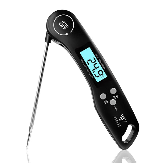 DOQAUS Grill Thermometer - Foldable Long Probe