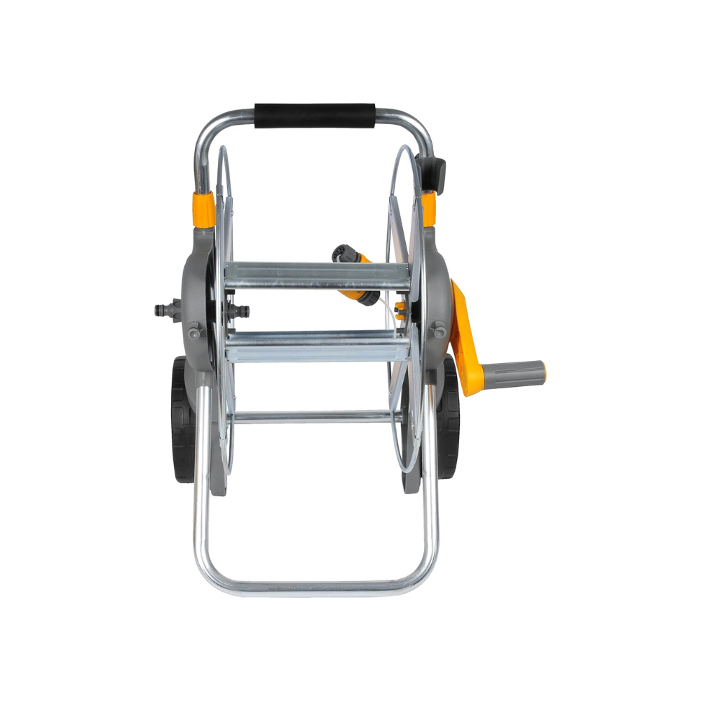 Metal Hose Reel Cart (Empty) 90m - Hozelock UK Metal Heavy Duty