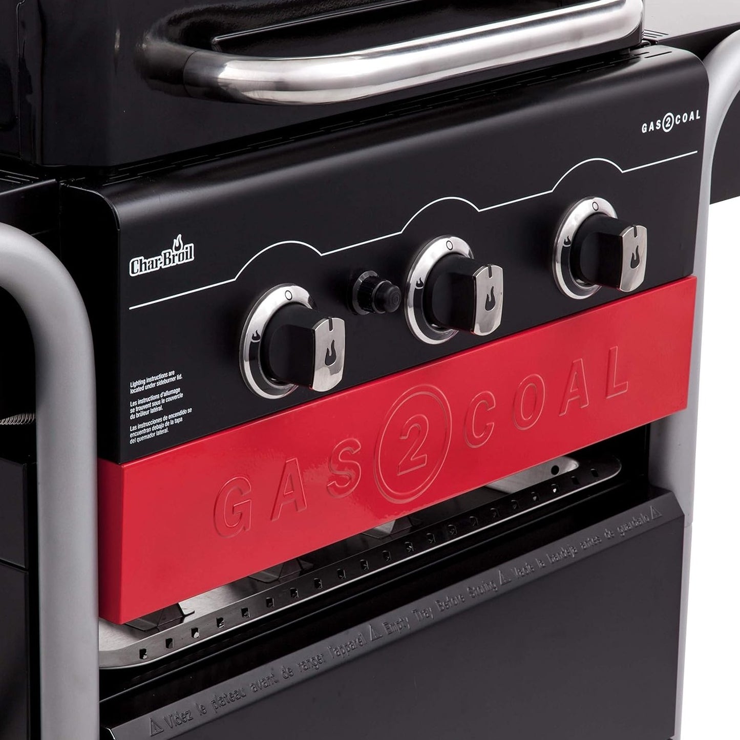 Char-Broil GAS2COAL 2-IN-1 BBQ GRILL 3B+SB