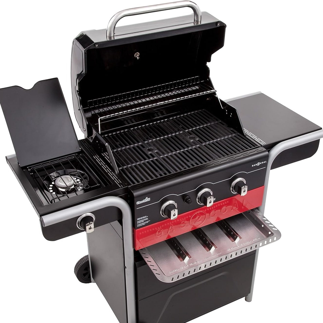 Char-Broil GAS2COAL 2-IN-1 BBQ GRILL 3B+SB