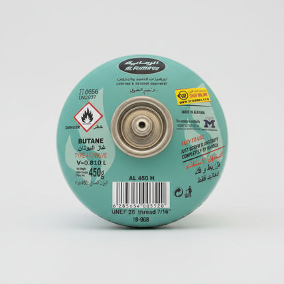 Al-Rimaya - Butane Cartridge 7/16” Thread (28 UNEF)