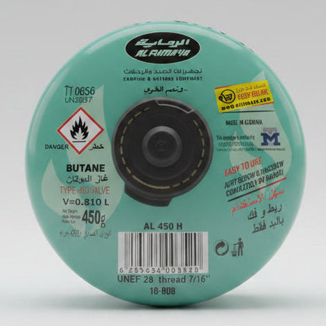 Al-Rimaya - Butane Cartridge 7/16” Thread (28 UNEF)