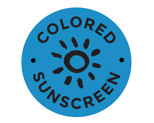 Colored Sunscreen from rays and rocks brand.