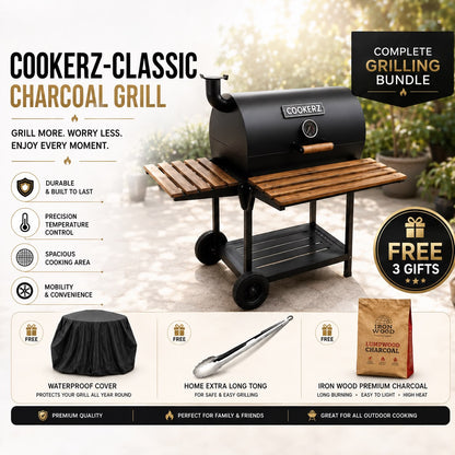 COOKERZ - Classic Charcoal Grill
