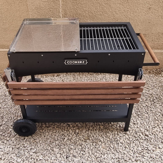 COOKERZ - Flat Top Charcoal Grill