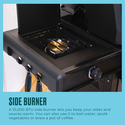 Char-Broil Pro Series 3-Burner Gas Grill & Griddle