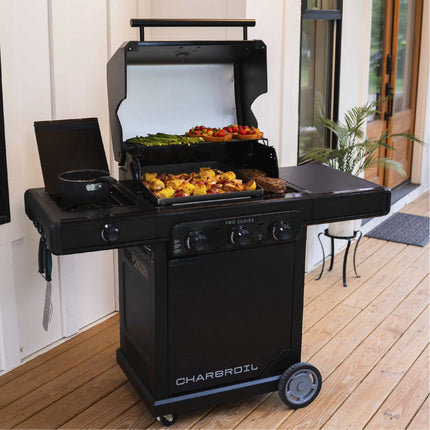 Char-Broil Pro Series 3-Burner Gas Grill & Griddle