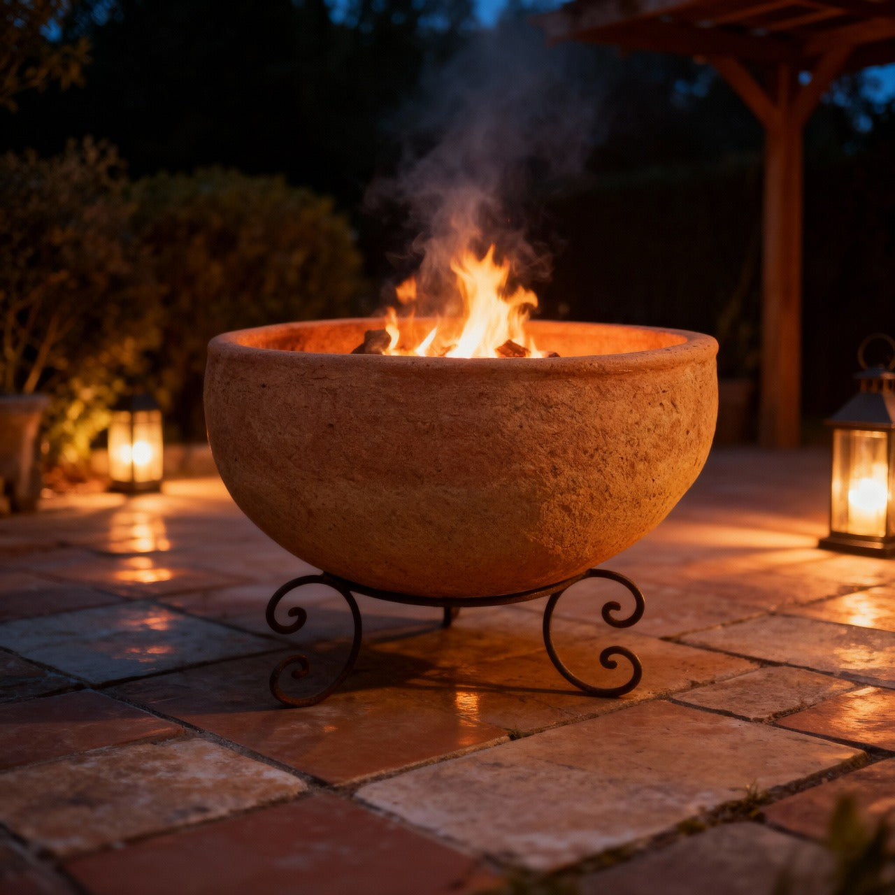 Clay Pot Fire Pit