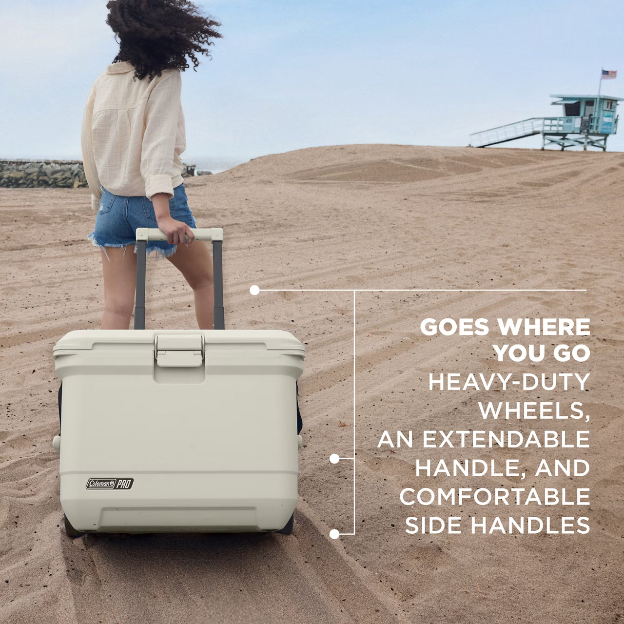 Coleman - Pro 52 Liter Hard Cooler Desert Sand