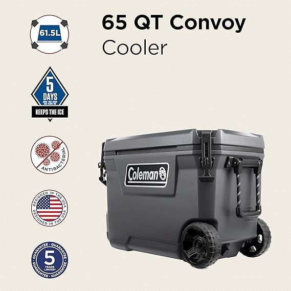 Coleman - Wheeled Cooler 62L Convoy