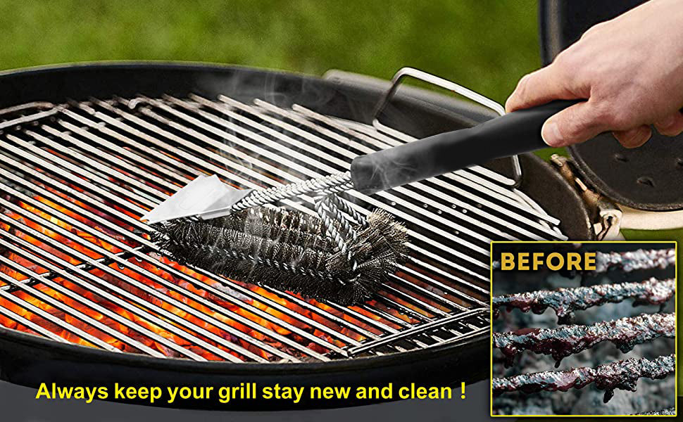 Grill Brush and Scraper