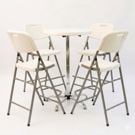 High table Bundle (Table + 4 Chairs)