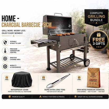 Home - Charcoal Barbecue (78cm) + Saving Bundle