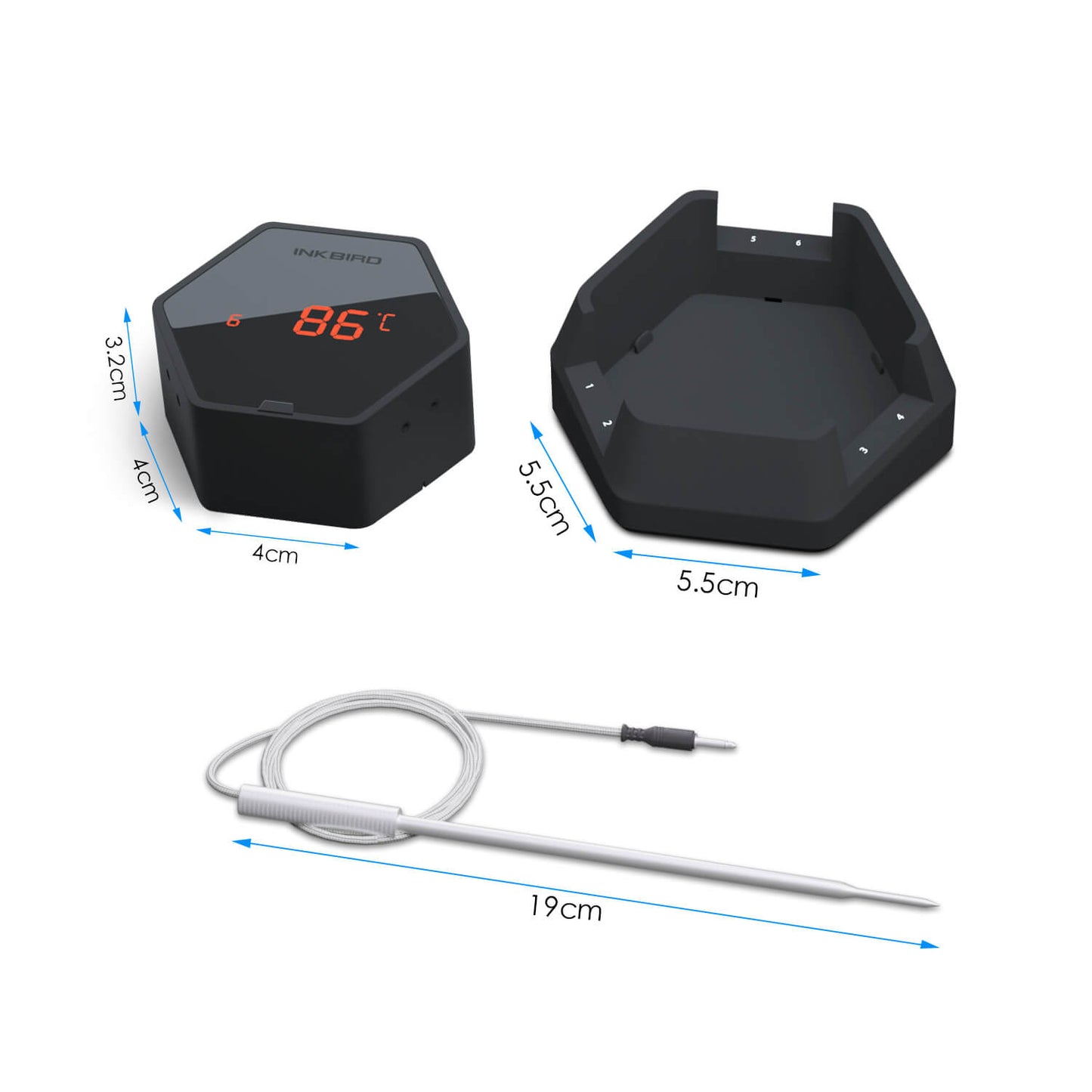 Inkbird - Bluetooth BBQ Thermometer IBT-6XS