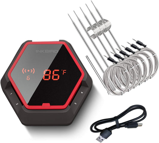 Inkbird - Bluetooth BBQ Thermometer IBT-6XS