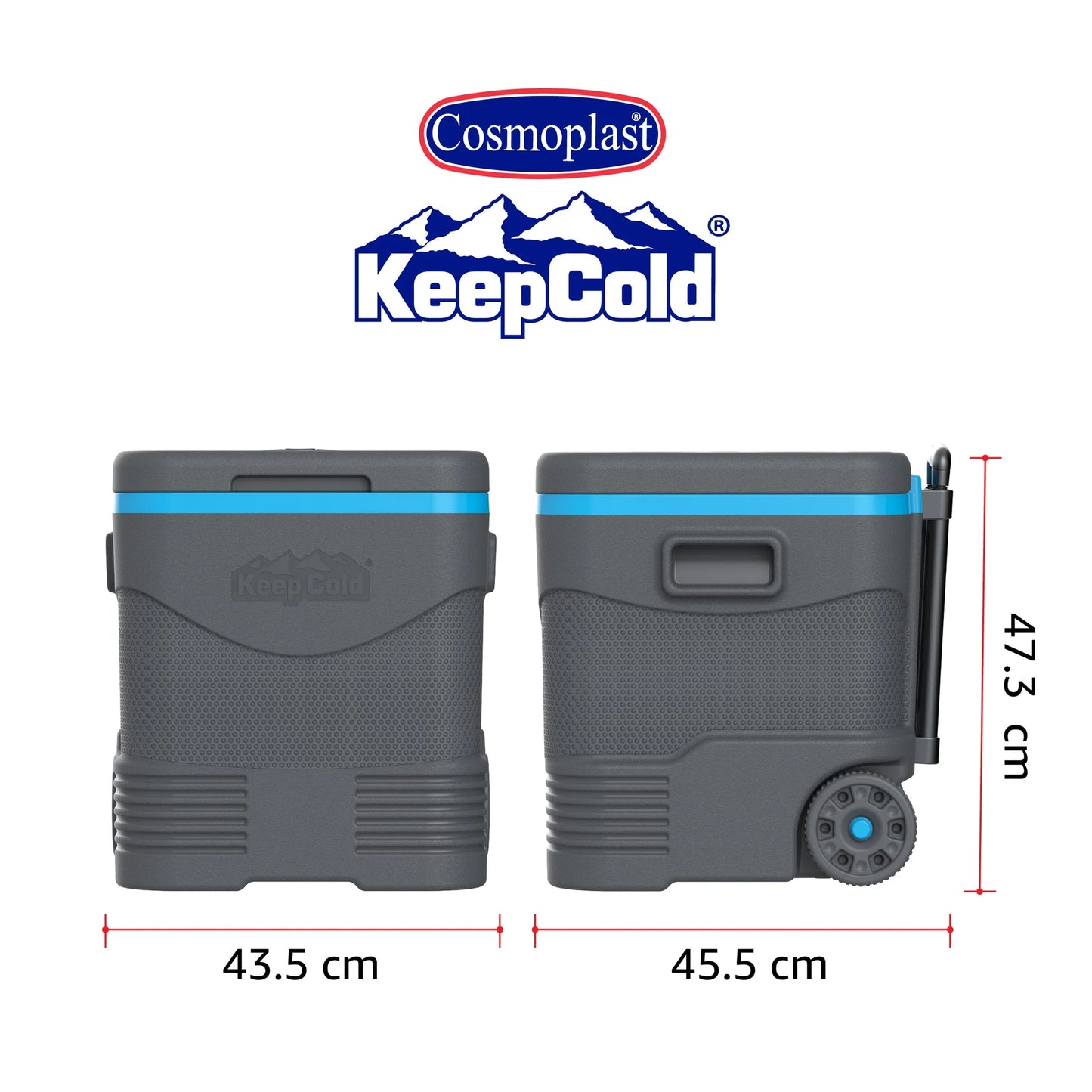 Cosmoplast - 45L Ice Box Trolley