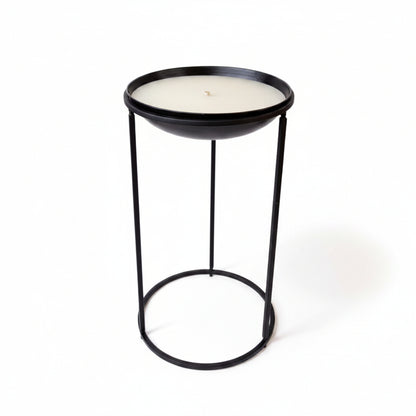 Lemon Scented Citronella Candle Metal ( Large ) + Stand bundle