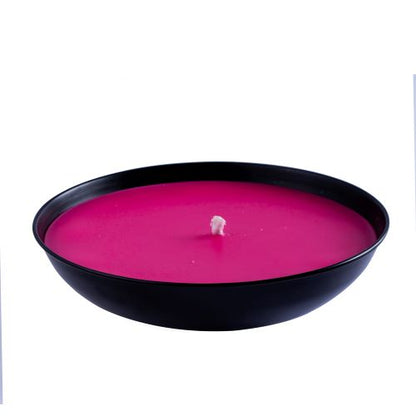 Lemon Scented Citronella Candle Metal Bowl - Large