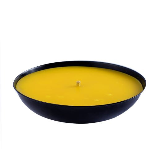 Lemon Scented Citronella Candle Metal Bowl - Large