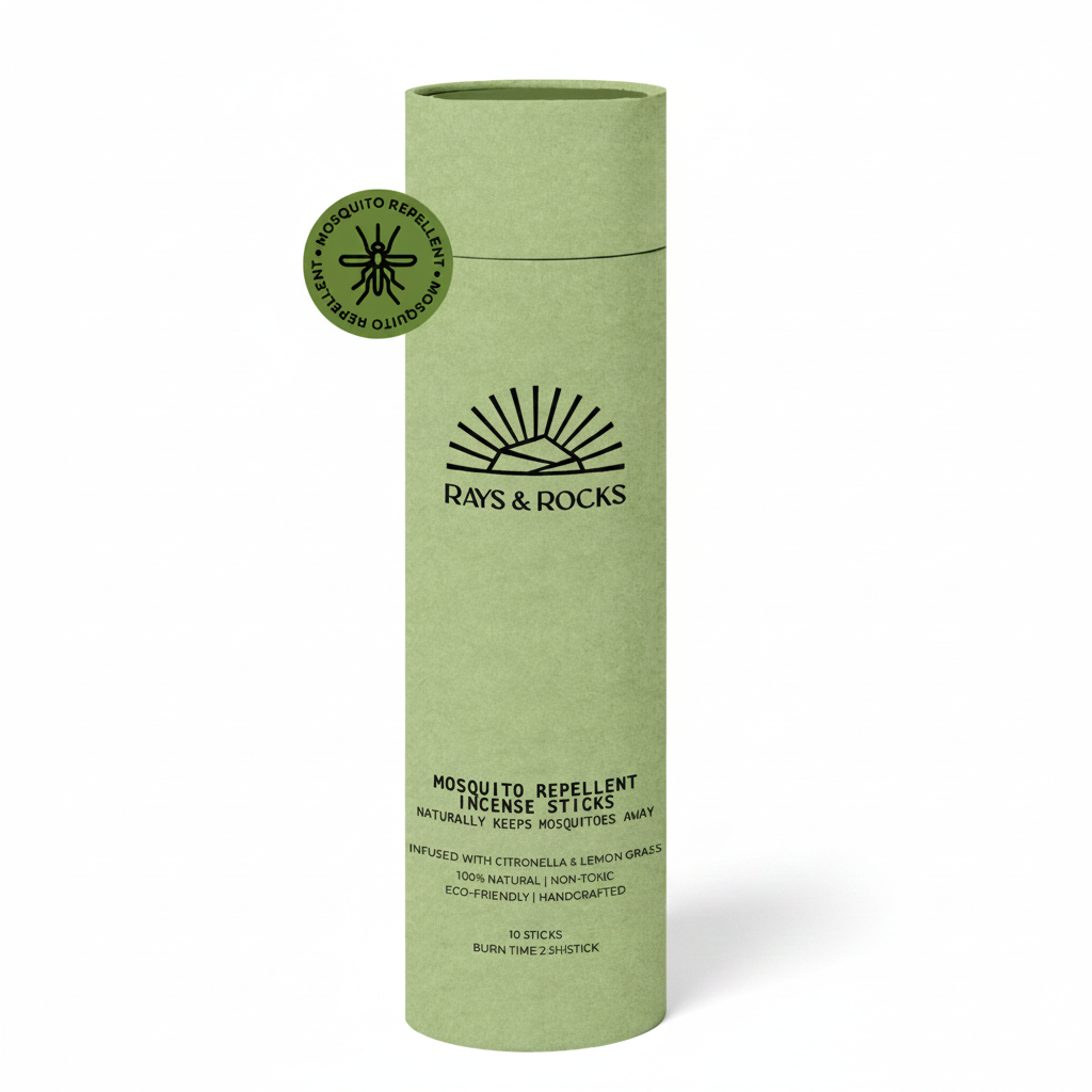 Order Mosquito repellent incense stick with green cylindrical packaging and wooden holder online