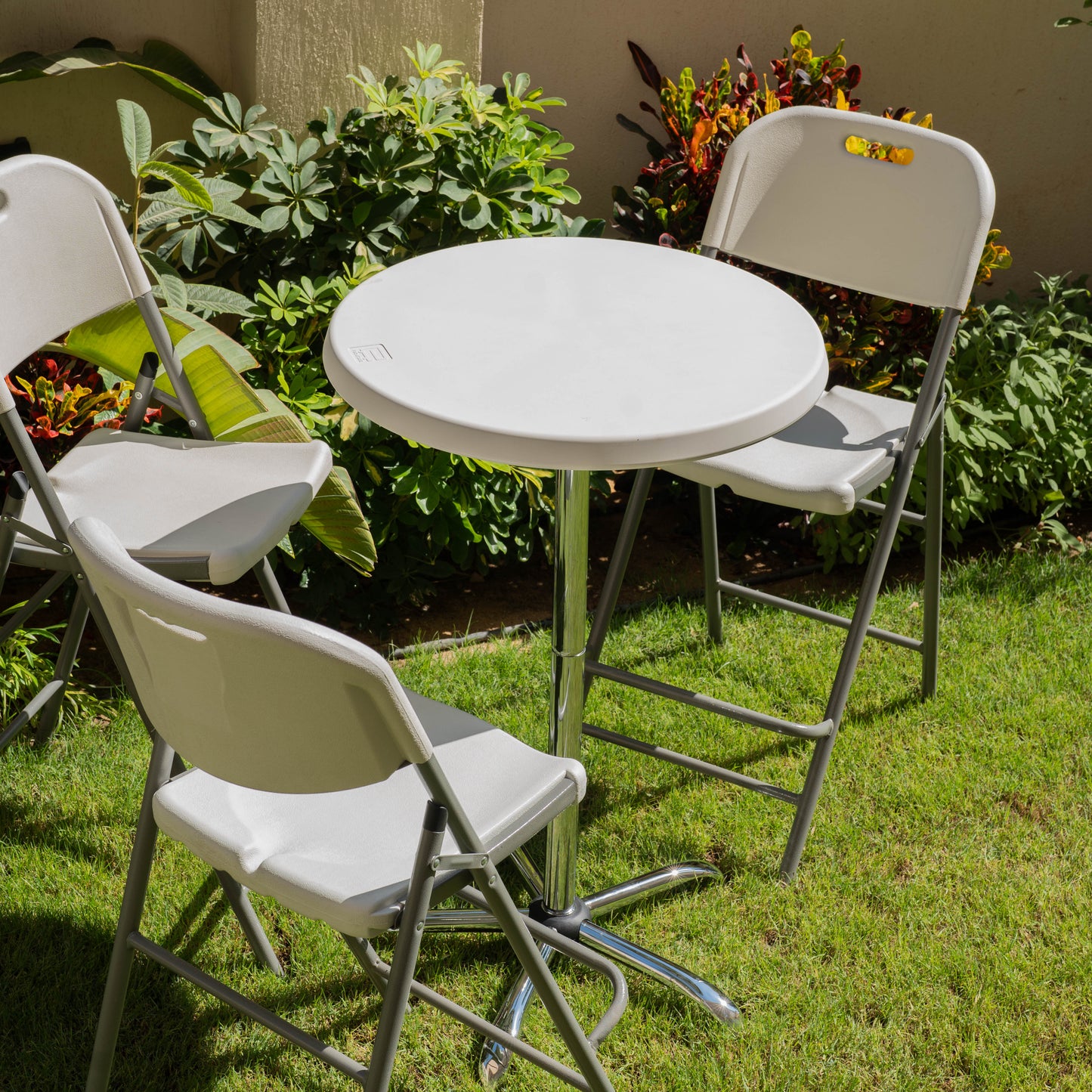 Outdoor Folding High Chair (Set of 4)