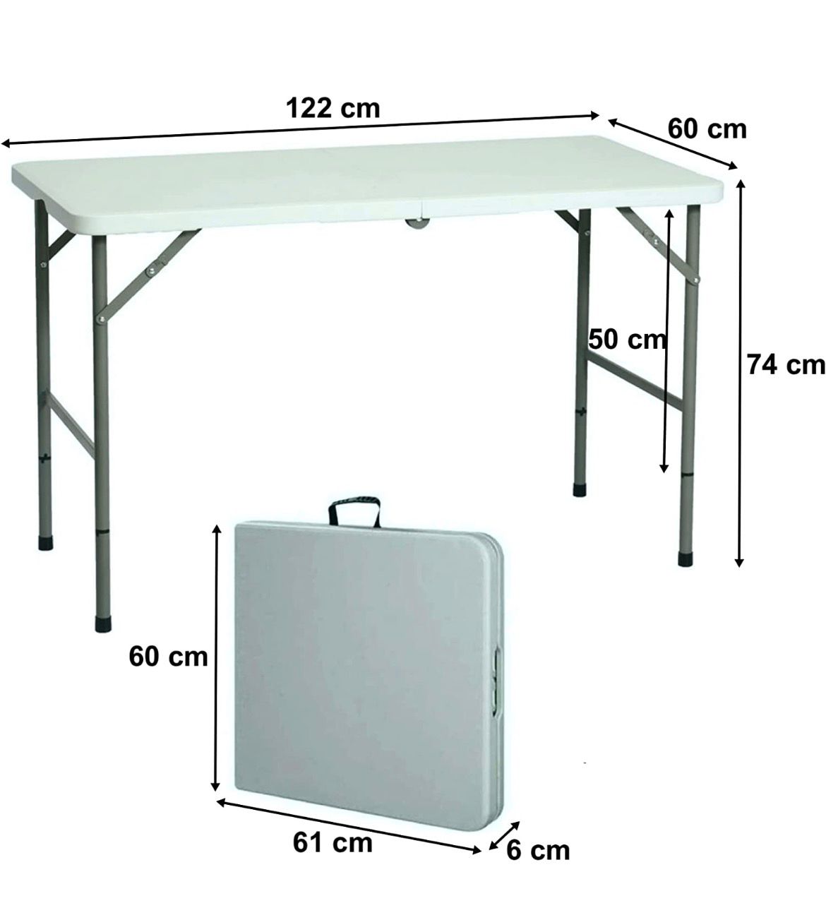 Outdoor Table - 122 cm (Fold In Half)