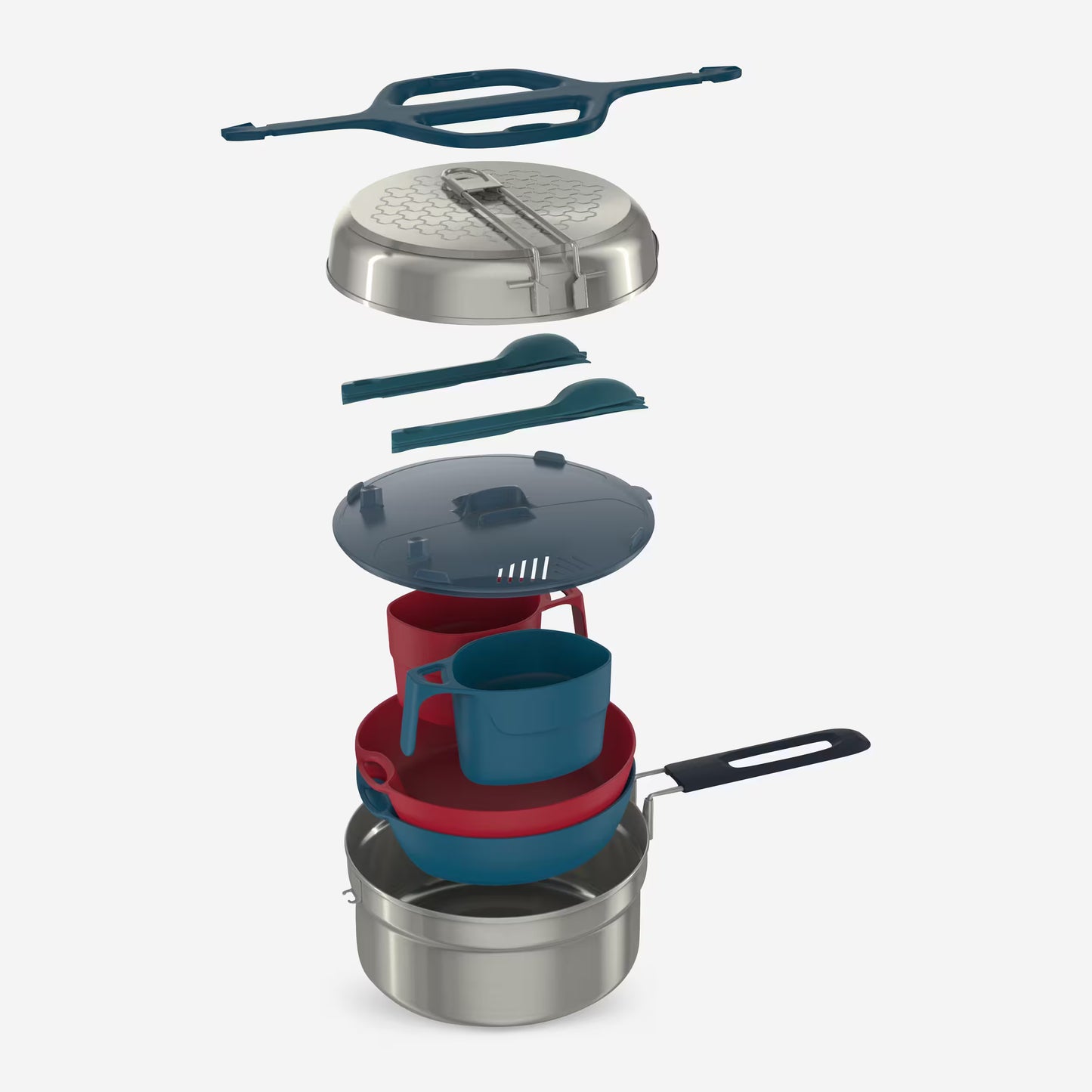 QUECHUA - 2-person camping cooking set 