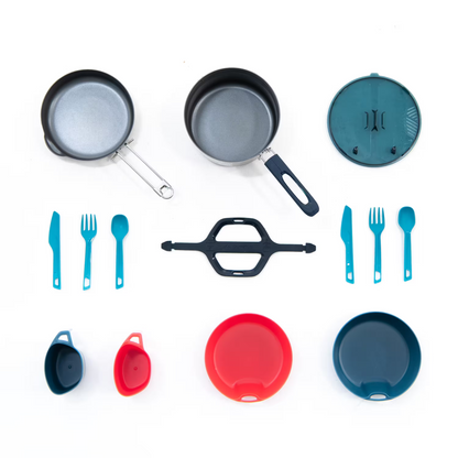 QUECHUA - 2-person camping cooking set 