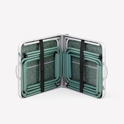 QUECHUA - Folding Camping Table - 4 Stools
