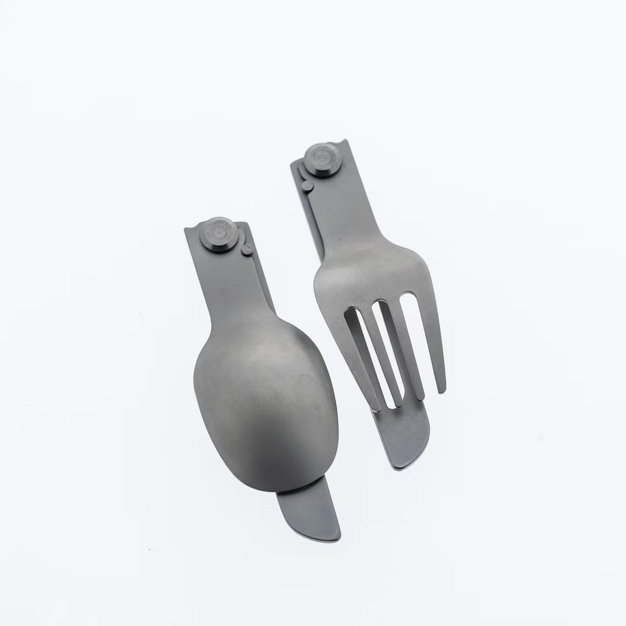 QUECHUA - Folding Cutlery Set (Pack of 2 )